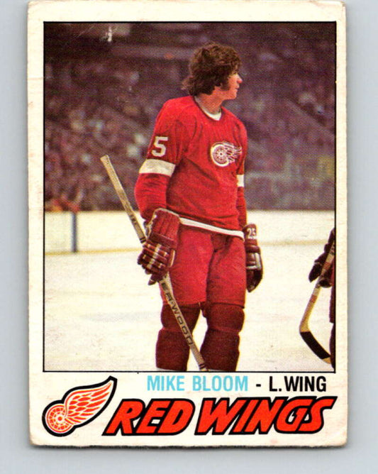 1977-78 O-Pee-Chee #375 Mike Bloom  Detroit Red Wings  V15677