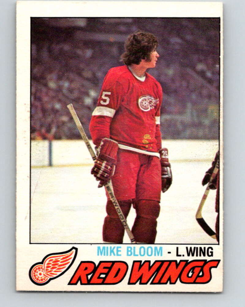 1977-78 O-Pee-Chee #375 Mike Bloom  Detroit Red Wings  V15679