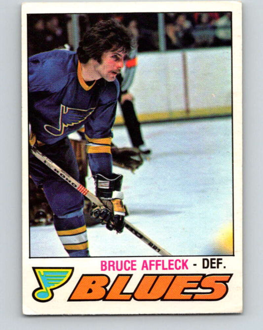 1977-78 O-Pee-Chee #376 Bruce Affleck  St. Louis Blues  V15681