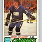 1977-78 O-Pee-Chee #377 Gerry O'Flaherty  Vancouver Canucks  V15687