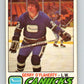 1977-78 O-Pee-Chee #377 Gerry O'Flaherty  Vancouver Canucks  V15689