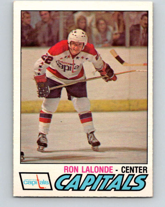 1977-78 O-Pee-Chee #378 Ron Lalonde  Washington Capitals  V15691