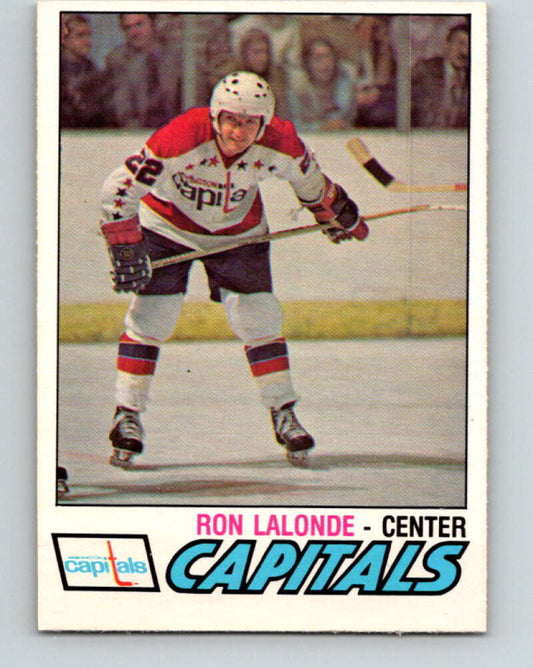 1977-78 O-Pee-Chee #378 Ron Lalonde  Washington Capitals  V15692