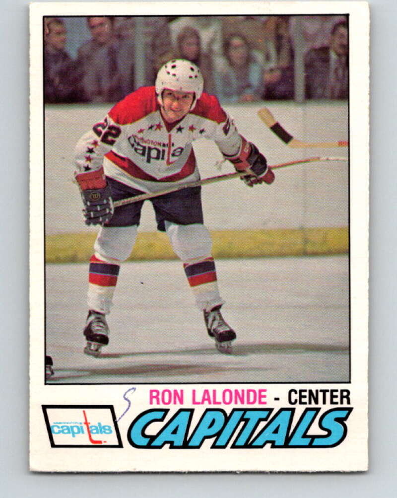 1977-78 O-Pee-Chee #378 Ron Lalonde  Washington Capitals  V15696