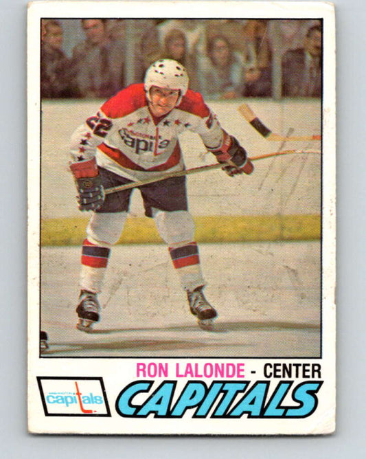 1977-78 O-Pee-Chee #378 Ron Lalonde  Washington Capitals  V15697