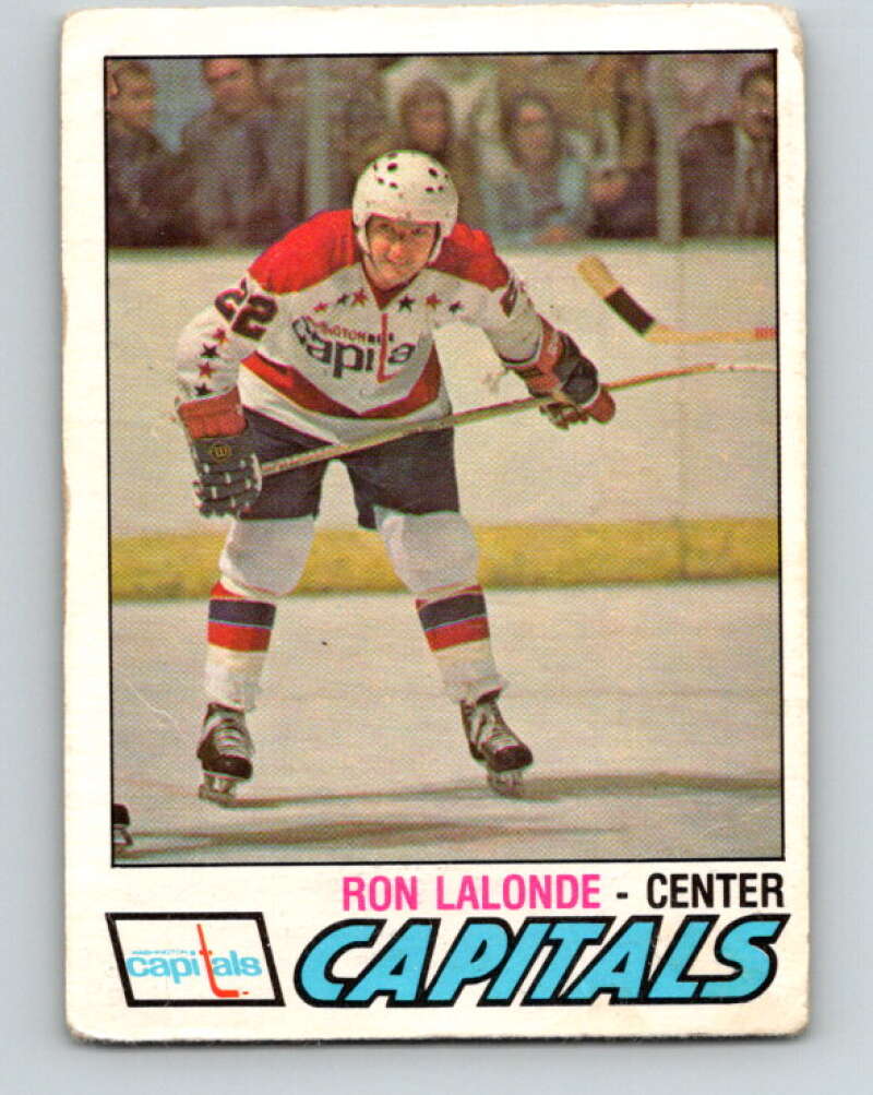 1977-78 O-Pee-Chee #378 Ron Lalonde  Washington Capitals  V15698