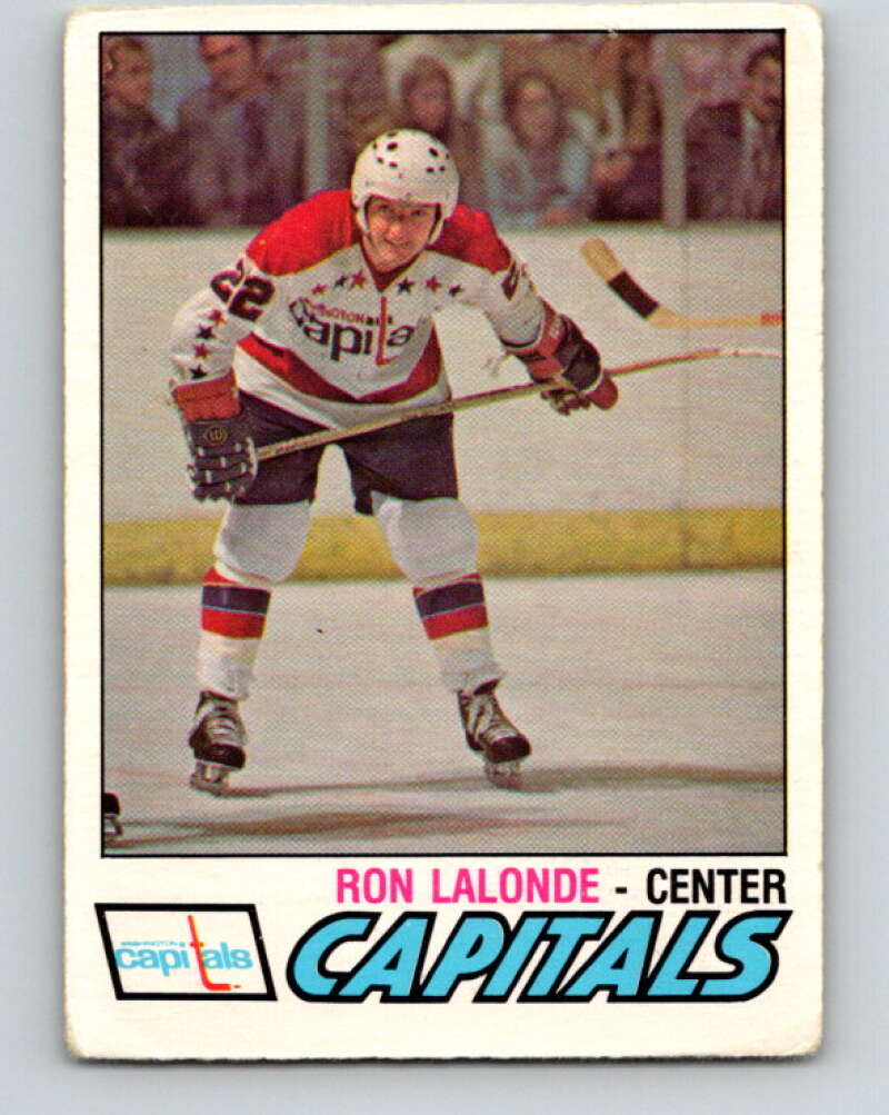 1977-78 O-Pee-Chee #378 Ron Lalonde  Washington Capitals  V15699