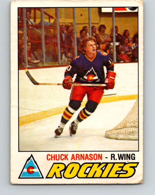 1977-78 O-Pee-Chee #379 Chuck Arnason  Colorado Rockies  V15704