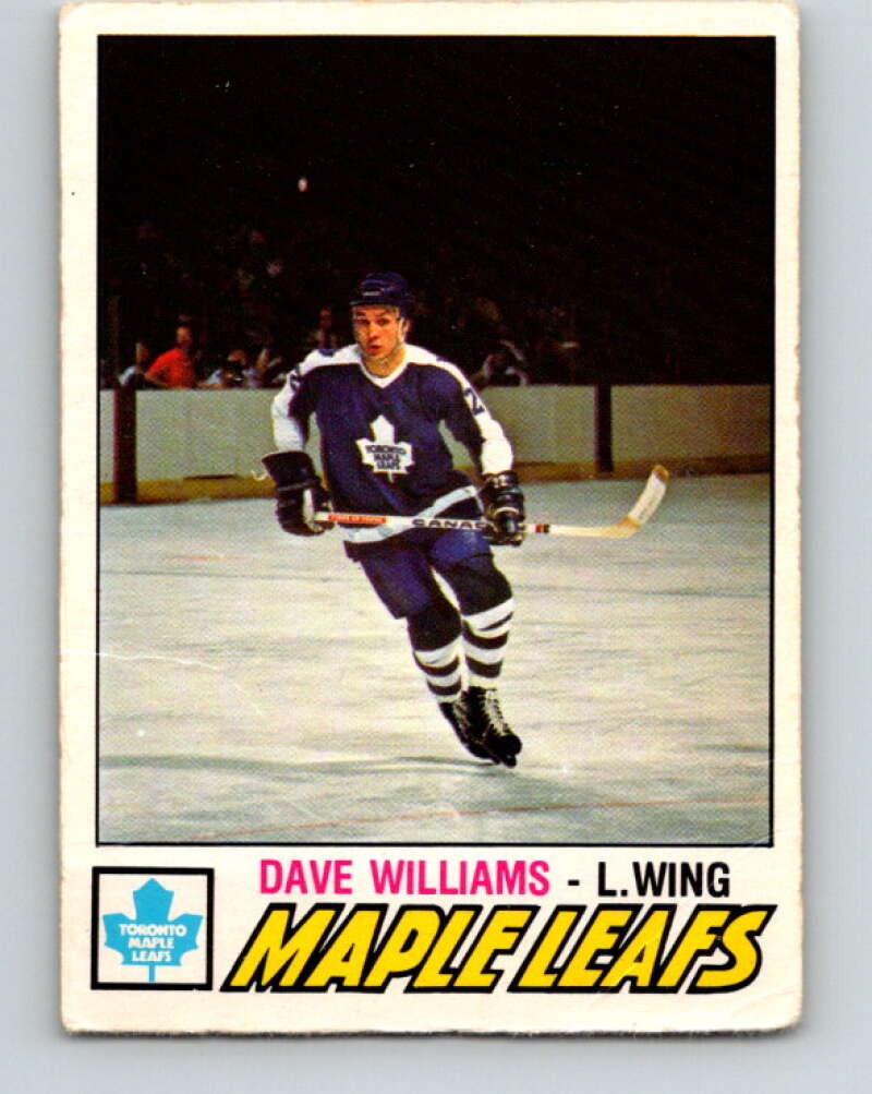 1977-78 O-Pee-Chee #383 Tiger Williams  Toronto Maple Leafs  V15728