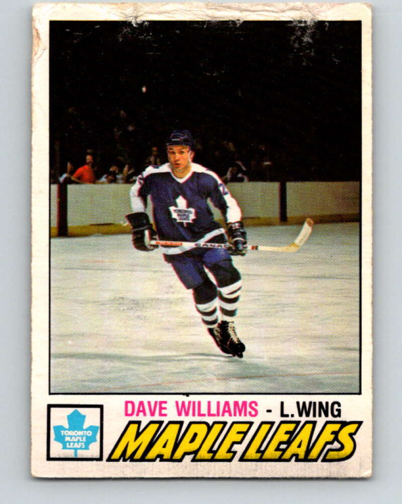 1977-78 O-Pee-Chee #383 Tiger Williams  Toronto Maple Leafs  V15729