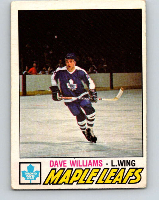 1977-78 O-Pee-Chee #383 Tiger Williams  Toronto Maple Leafs  V15730