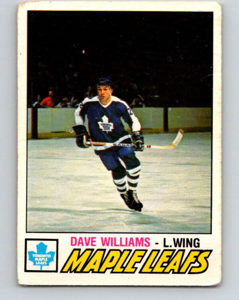 1977-78 O-Pee-Chee #383 Tiger Williams  Toronto Maple Leafs  V15732