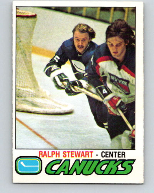 1977-78 O-Pee-Chee #386 Ralph Stewart  Vancouver Canucks  V15748