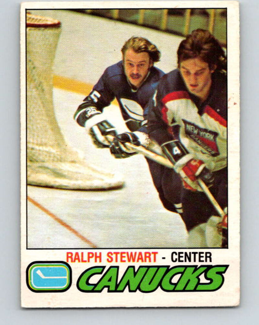 1977-78 O-Pee-Chee #386 Ralph Stewart  Vancouver Canucks  V15751