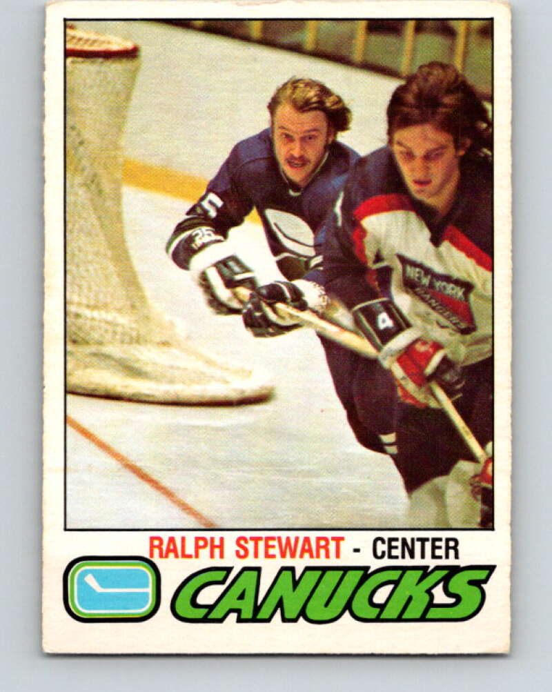 1977-78 O-Pee-Chee #386 Ralph Stewart  Vancouver Canucks  V15752