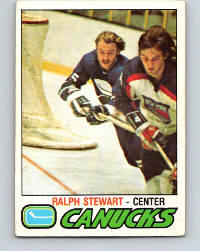 1977-78 O-Pee-Chee #386 Ralph Stewart  Vancouver Canucks  V15754