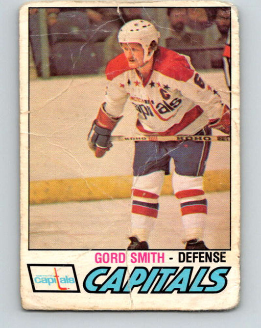 1977-78 O-Pee-Chee #387 Gord Smith  Washington Capitals  V15760