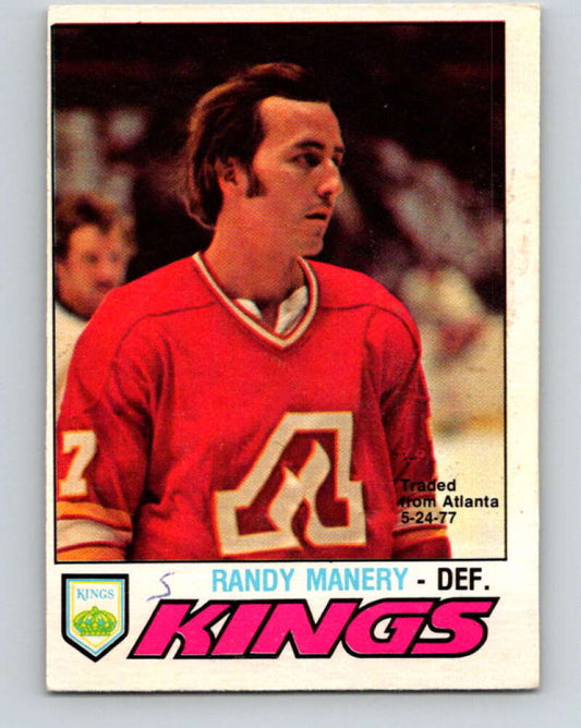 1977-78 O-Pee-Chee #389 Randy Manery  Los Angeles Kings  V15777