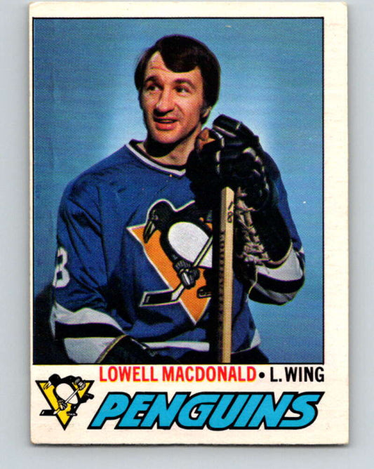 1977-78 O-Pee-Chee #390 Lowell MacDonald  Pittsburgh Penguins  V15780