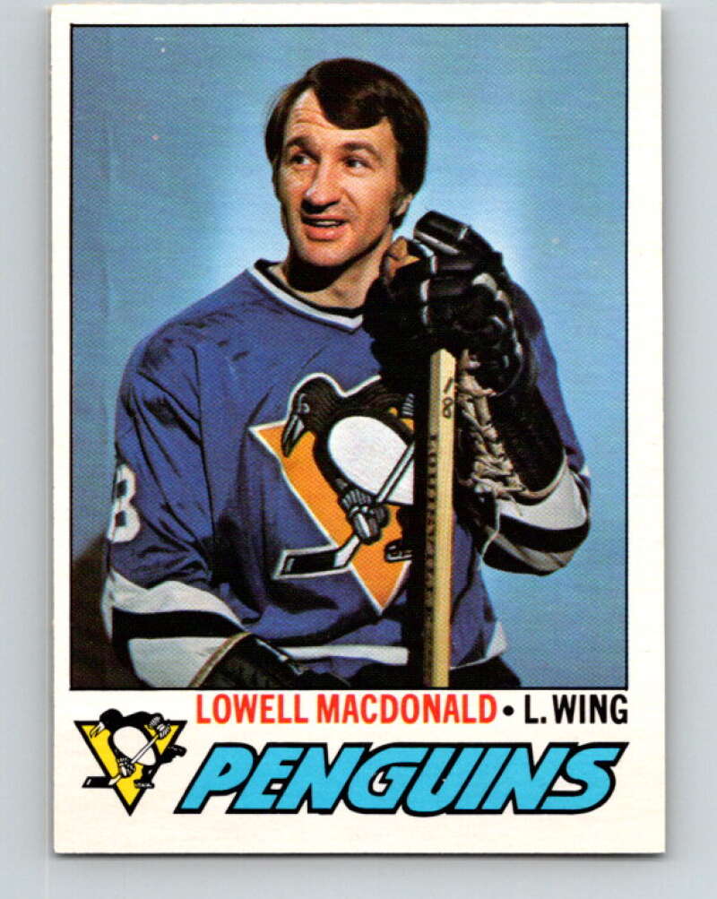 1977-78 O-Pee-Chee #390 Lowell MacDonald  Pittsburgh Penguins  V15781