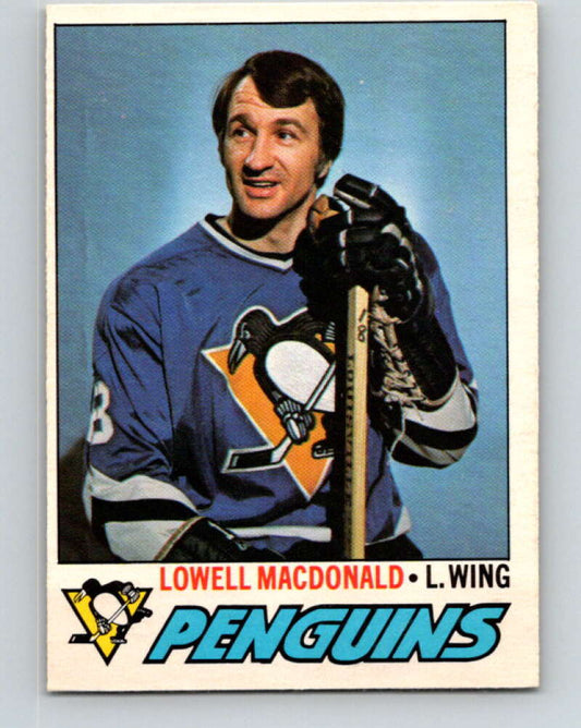 1977-78 O-Pee-Chee #390 Lowell MacDonald  Pittsburgh Penguins  V15782