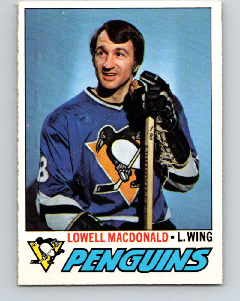 1977-78 O-Pee-Chee #390 Lowell MacDonald  Pittsburgh Penguins  V15783