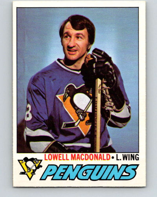 1977-78 O-Pee-Chee #390 Lowell MacDonald  Pittsburgh Penguins  V15784