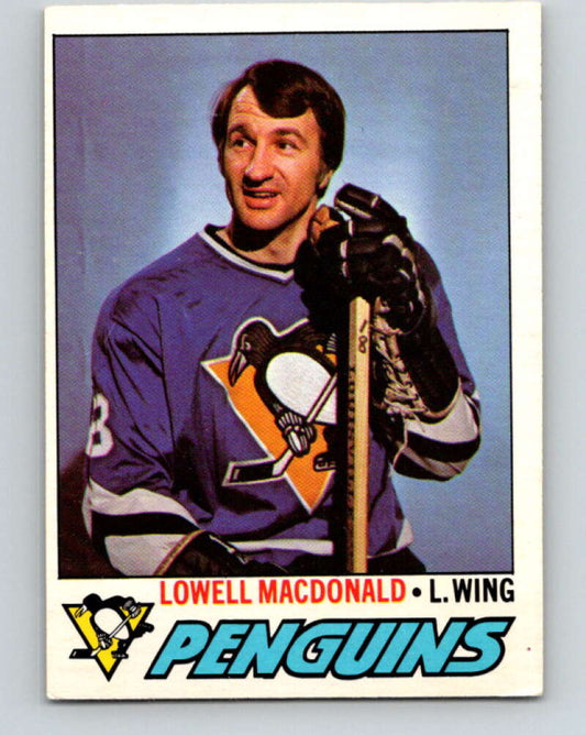 1977-78 O-Pee-Chee #390 Lowell MacDonald  Pittsburgh Penguins  V15785