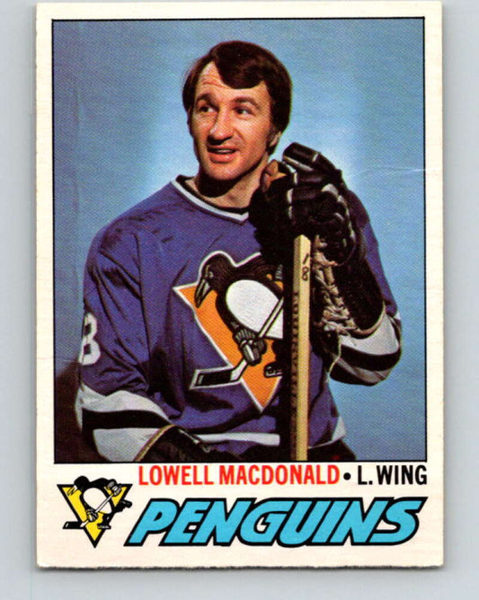 1977-78 O-Pee-Chee #390 Lowell MacDonald  Pittsburgh Penguins  V15786