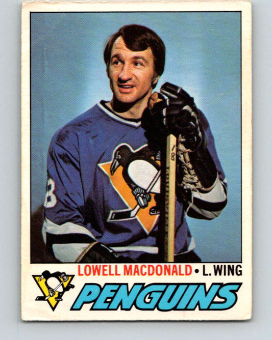 1977-78 O-Pee-Chee #390 Lowell MacDonald  Pittsburgh Penguins  V15788