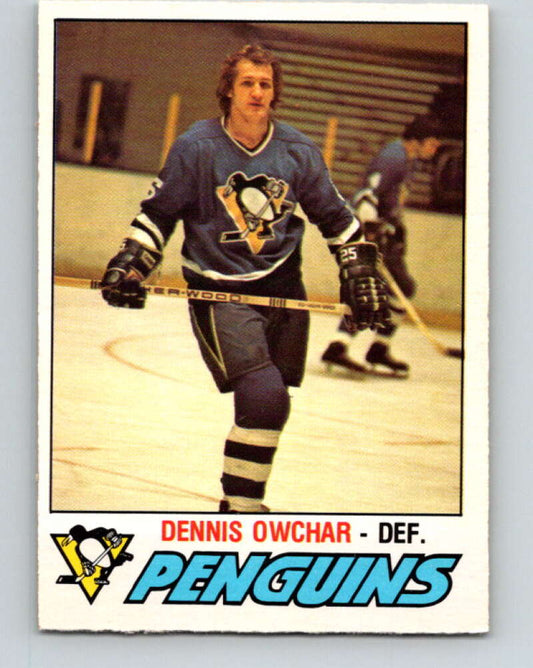 1977-78 O-Pee-Chee #391 Dennis Owchar  Pittsburgh Penguins  V15794