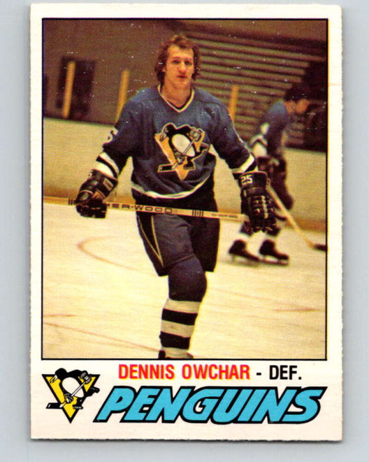 1977-78 O-Pee-Chee #391 Dennis Owchar  Pittsburgh Penguins  V15795
