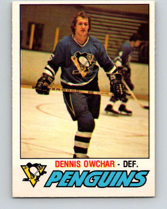 1977-78 O-Pee-Chee #391 Dennis Owchar  Pittsburgh Penguins  V15796