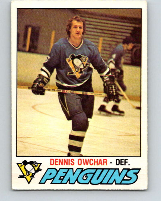1977-78 O-Pee-Chee #391 Dennis Owchar  Pittsburgh Penguins  V15799