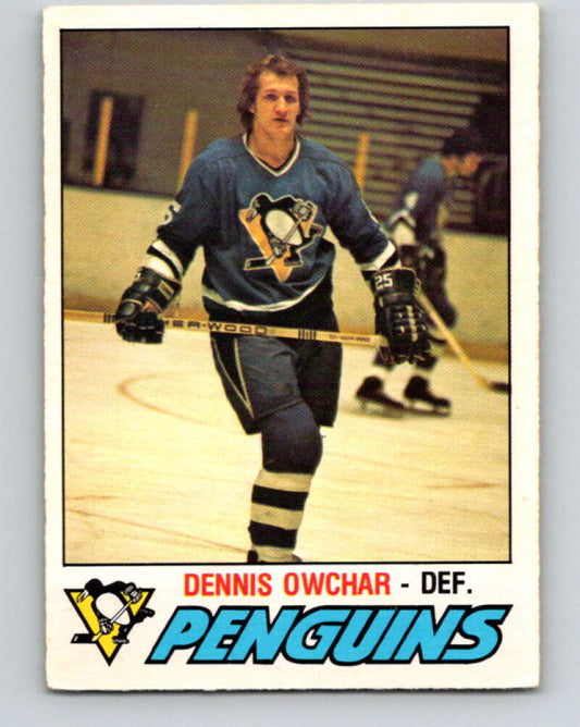1977-78 O-Pee-Chee #391 Dennis Owchar  Pittsburgh Penguins  V15801