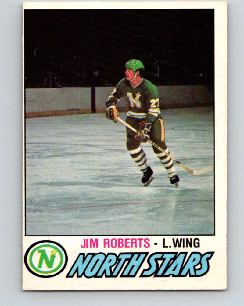 1977-78 O-Pee-Chee #392 Jim Roberts  RC Rookie Minnesota North Stars  V15806