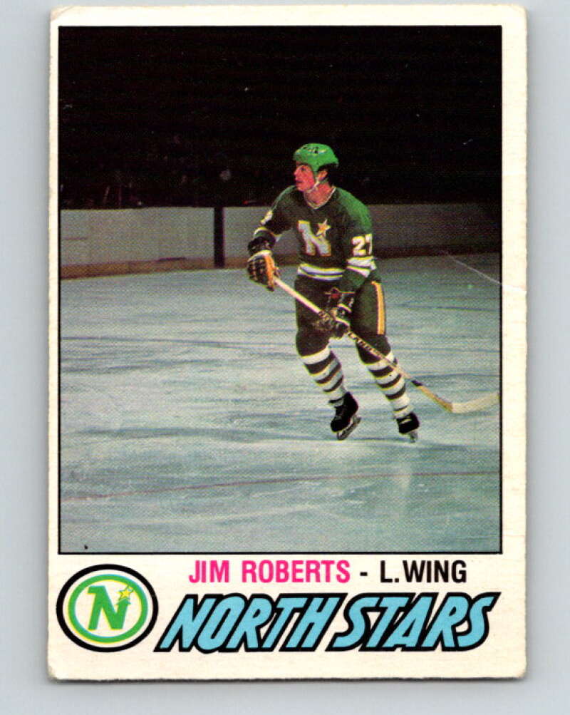 1977-78 O-Pee-Chee #392 Jim Roberts  RC Rookie Minnesota North Stars  V15810