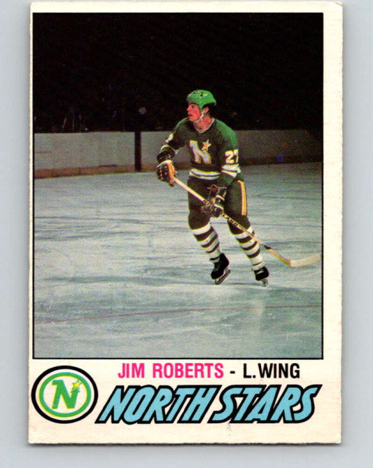 1977-78 O-Pee-Chee #392 Jim Roberts  RC Rookie Minnesota North Stars  V15811