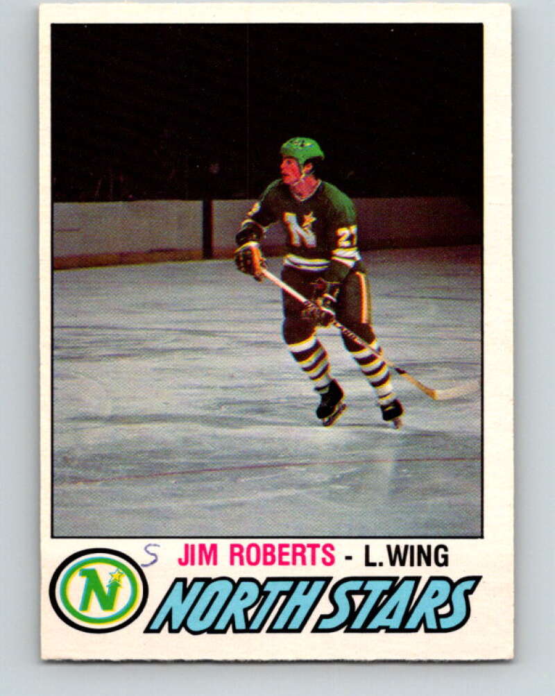 1977-78 O-Pee-Chee #392 Jim Roberts  RC Rookie Minnesota North Stars  V15812