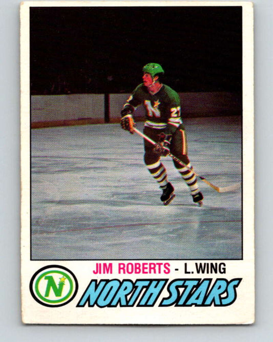 1977-78 O-Pee-Chee #392 Jim Roberts  RC Rookie Minnesota North Stars  V15813