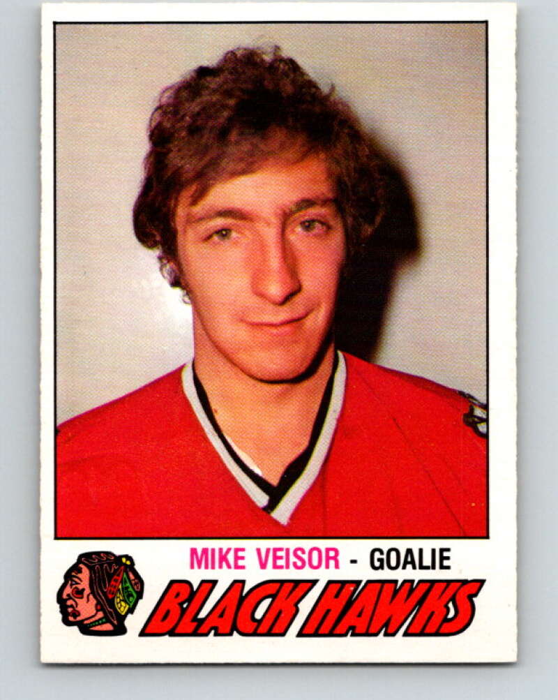 1977-78 O-Pee-Chee #393 Mike Veisor  Chicago Blackhawks  V15819