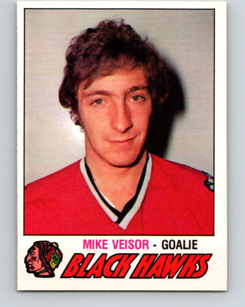 1977-78 O-Pee-Chee #393 Mike Veisor  Chicago Blackhawks  V15820