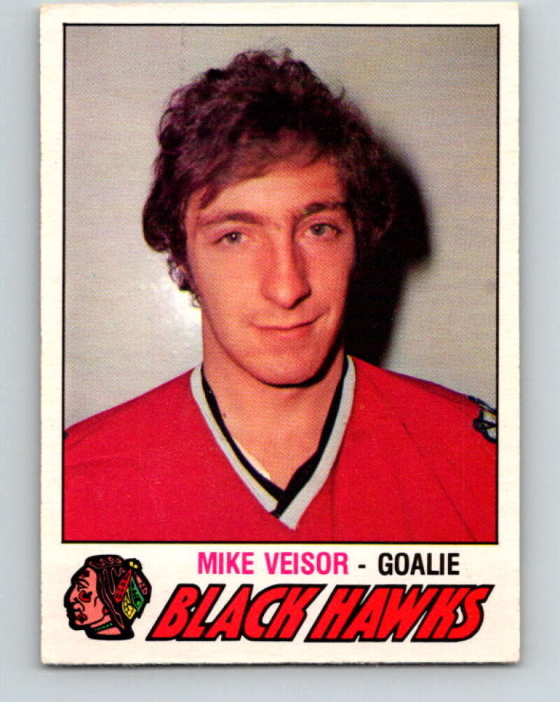 1977-78 O-Pee-Chee #393 Mike Veisor  Chicago Blackhawks  V15821