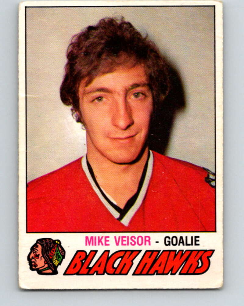 1977-78 O-Pee-Chee #393 Mike Veisor  Chicago Blackhawks  V15822