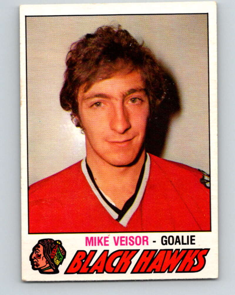 1977-78 O-Pee-Chee #393 Mike Veisor  Chicago Blackhawks  V15826