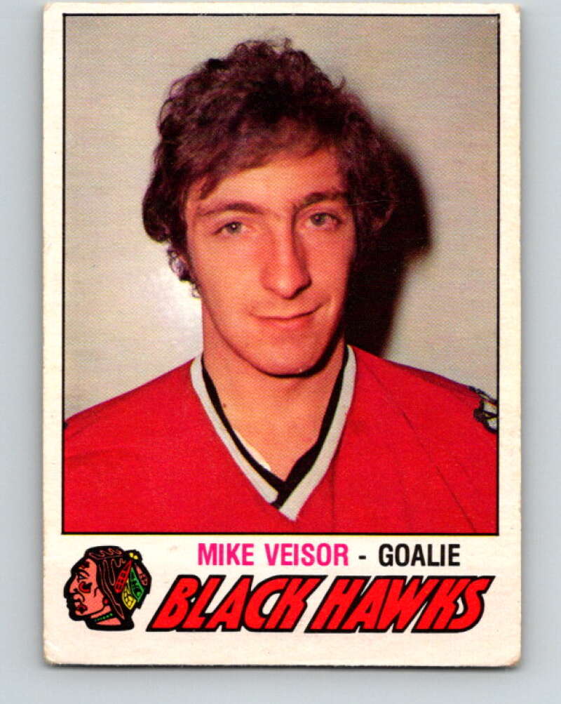 1977-78 O-Pee-Chee #393 Mike Veisor  Chicago Blackhawks  V15828