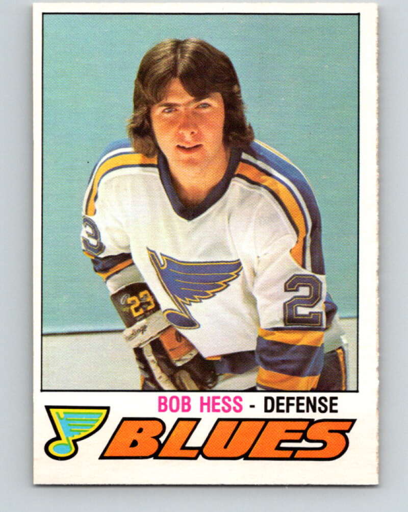 1977-78 O-Pee-Chee #394 Bob Hess  St. Louis Blues  V15830