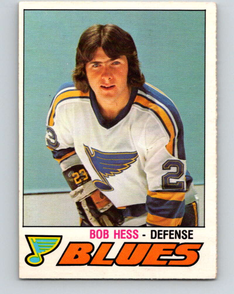 1977-78 O-Pee-Chee #394 Bob Hess  St. Louis Blues  V15831