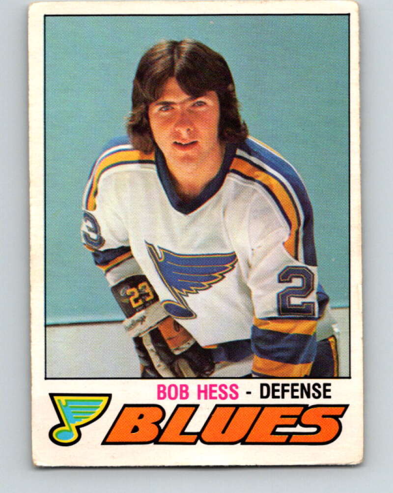 1977-78 O-Pee-Chee #394 Bob Hess  St. Louis Blues  V15832