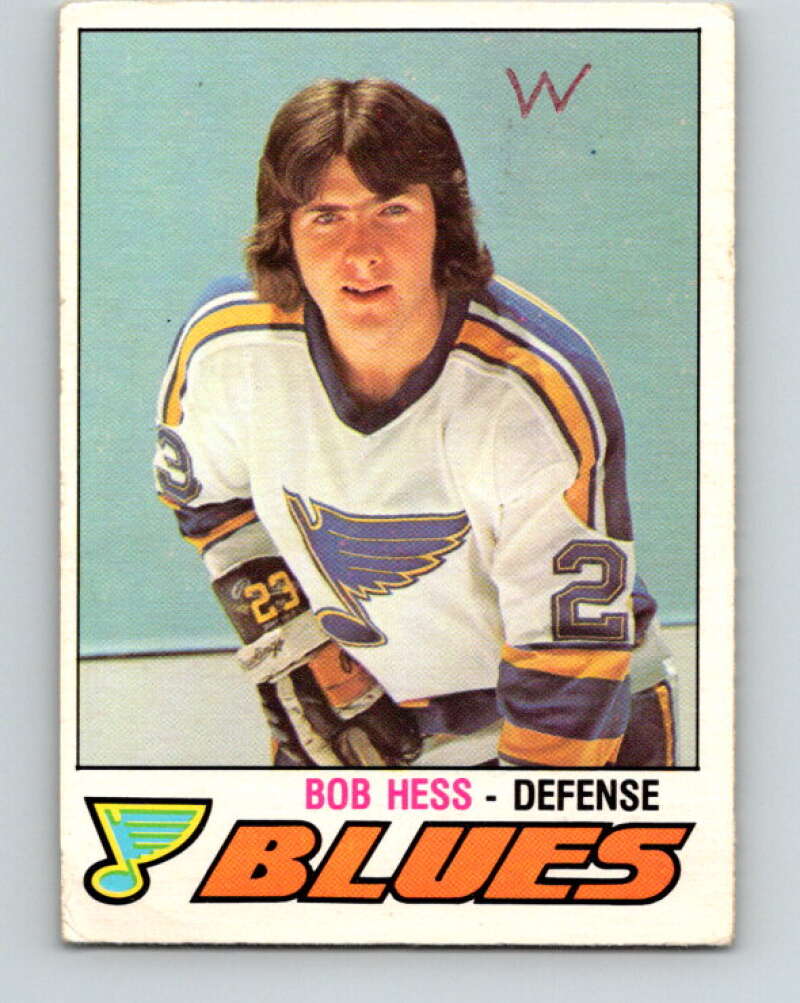 1977-78 O-Pee-Chee #394 Bob Hess  St. Louis Blues  V15833